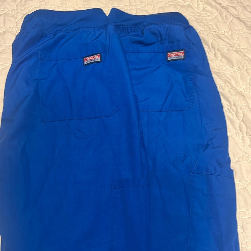 2 pair of Royal Blue Cherokee scrubs